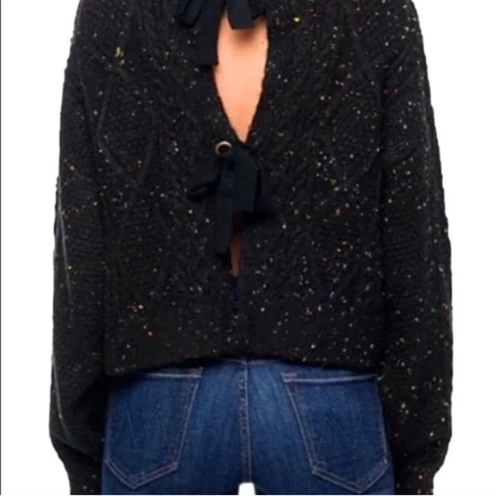 John + Jenn L Speckled Tie Back Sweater - Picture 13 of 13